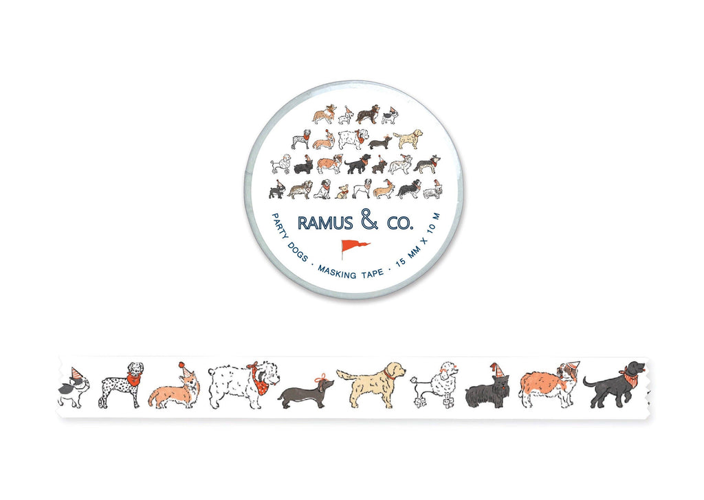 Party Dogs Masking Tape