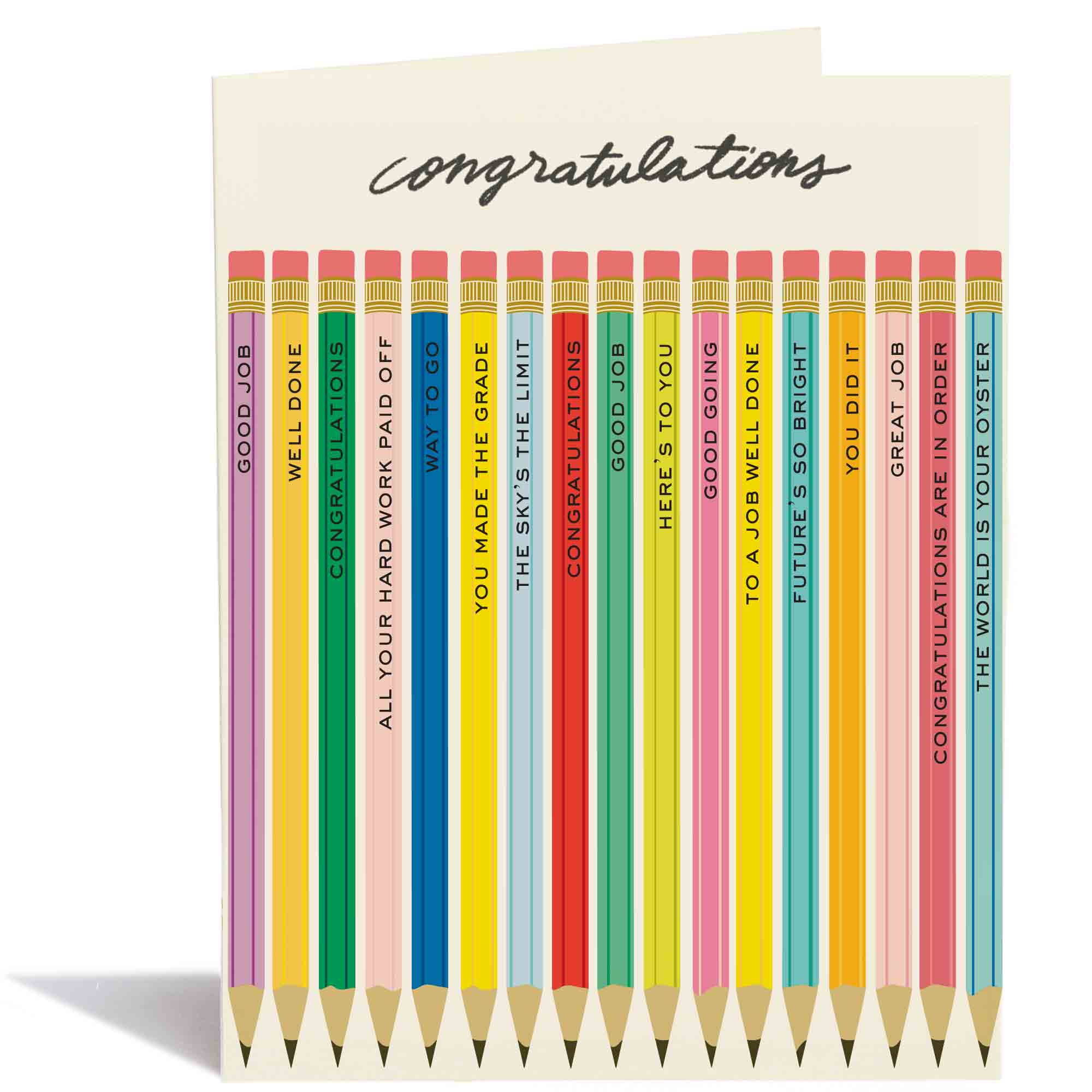 #8336 Congratulations Pencils
