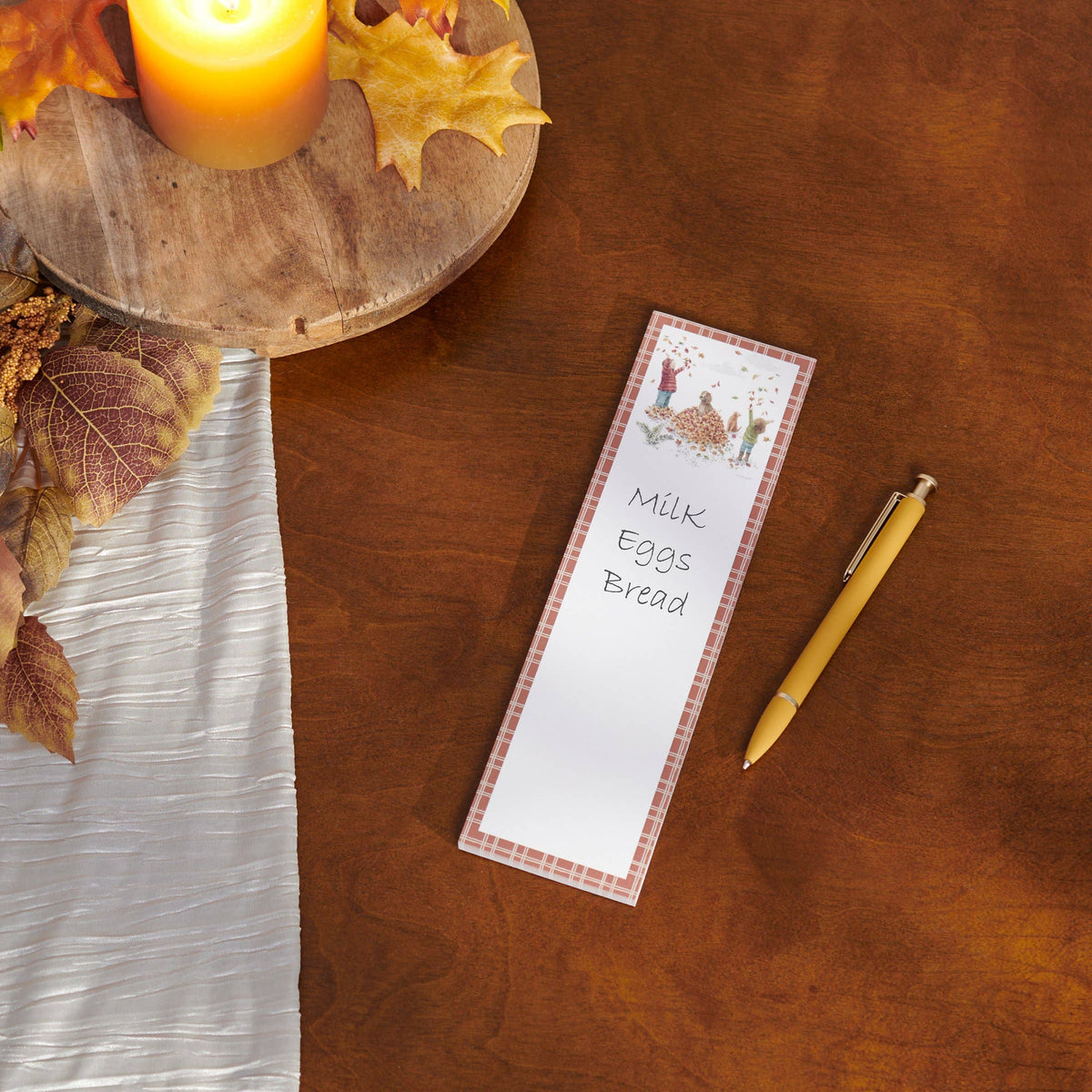 Fall Days Magnetic List Notepad