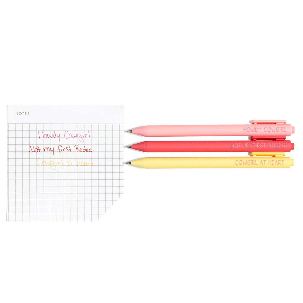 Howdy Cowgirl Western Pen Set