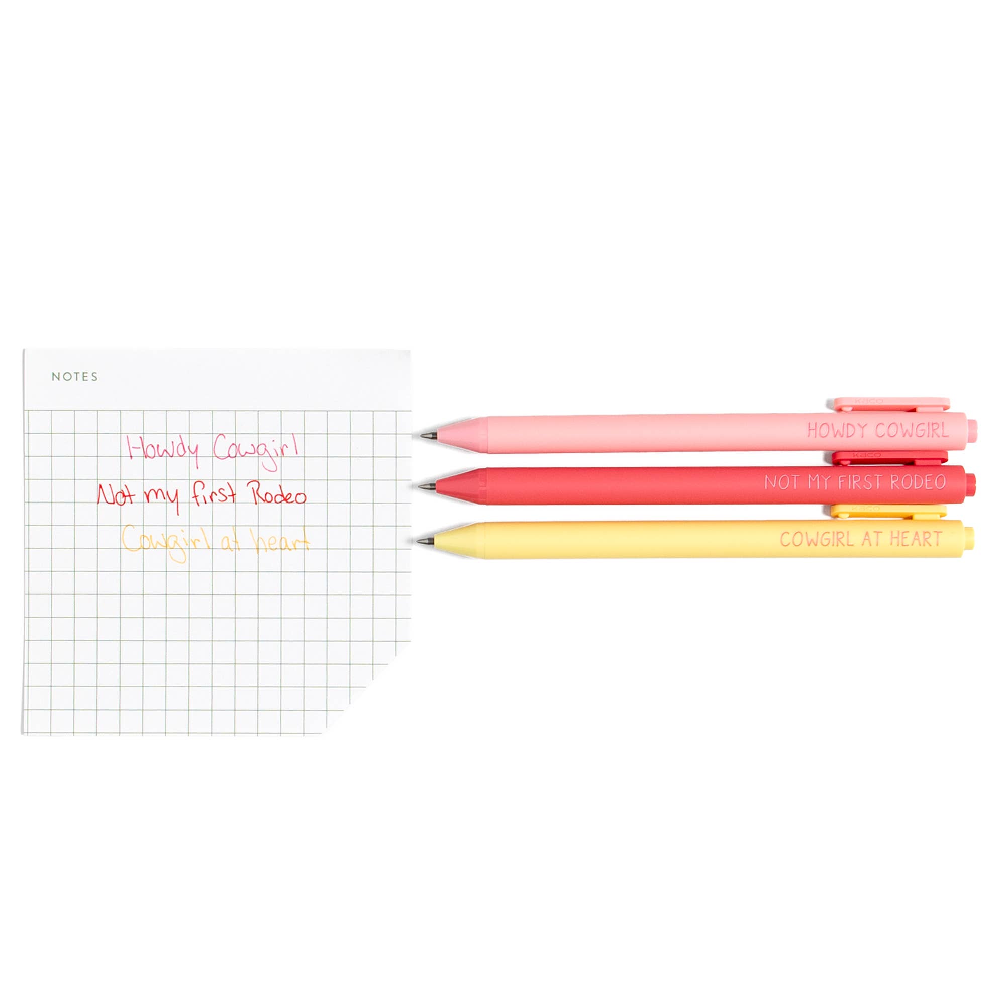 Howdy Cowgirl Western Pen Set