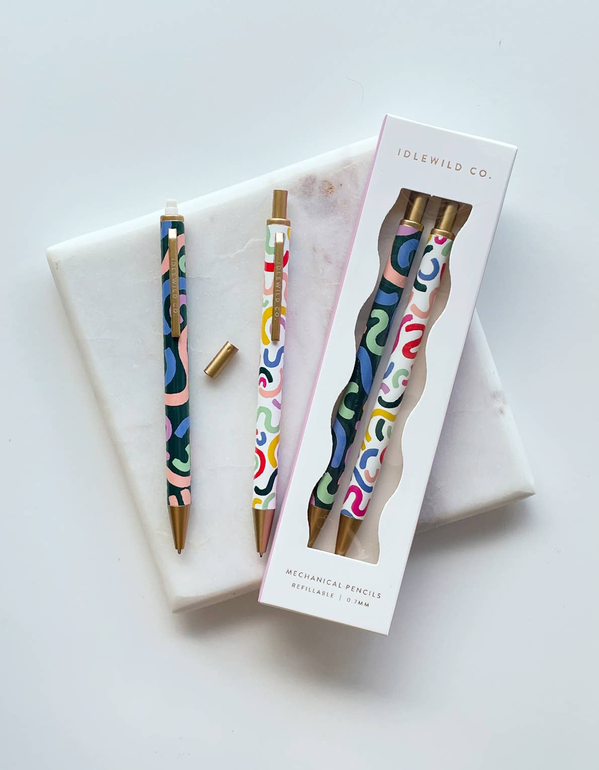 Mechanical Pencils | Rainbow Squiggles