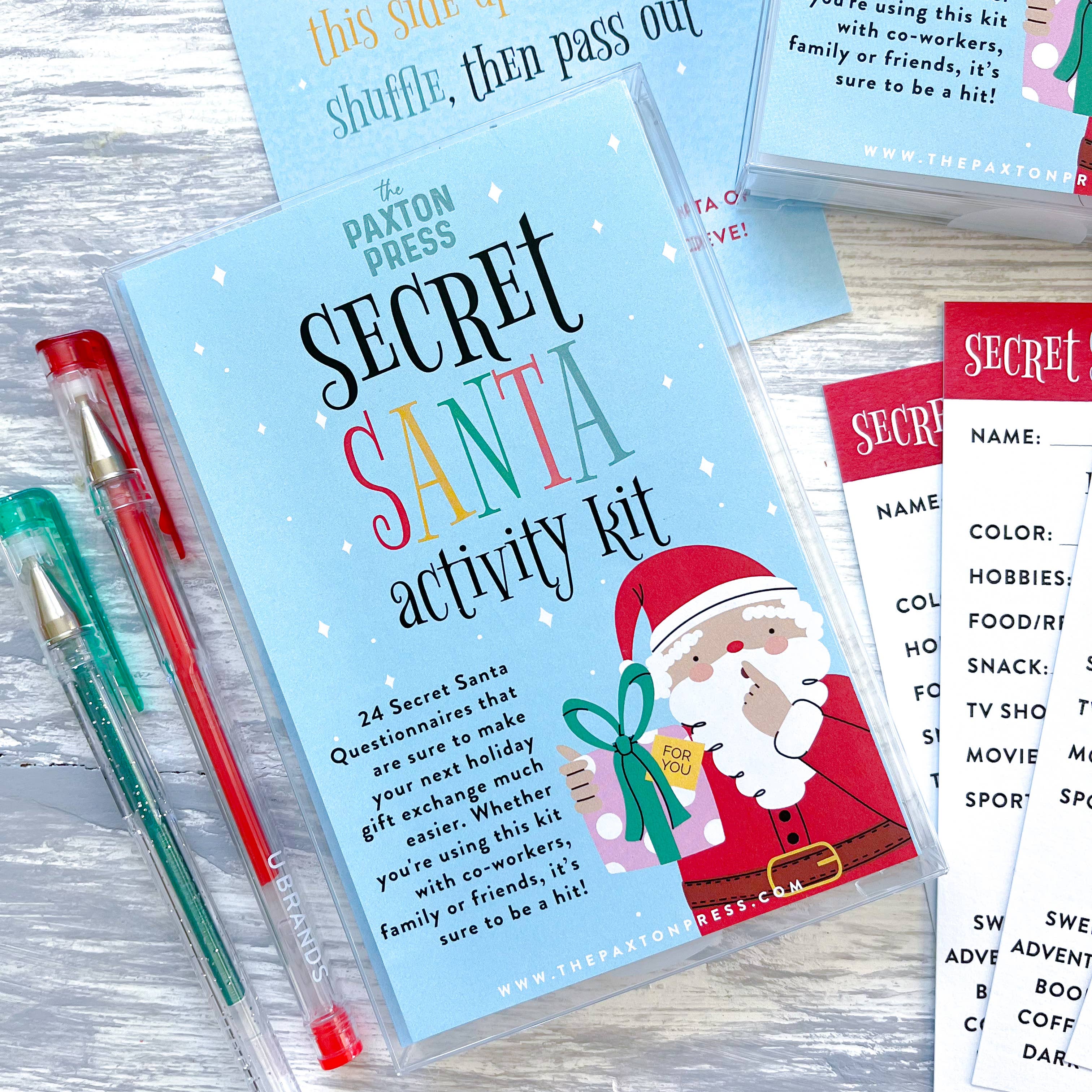 Secret Santa Activity Kit | The Paxton Press
