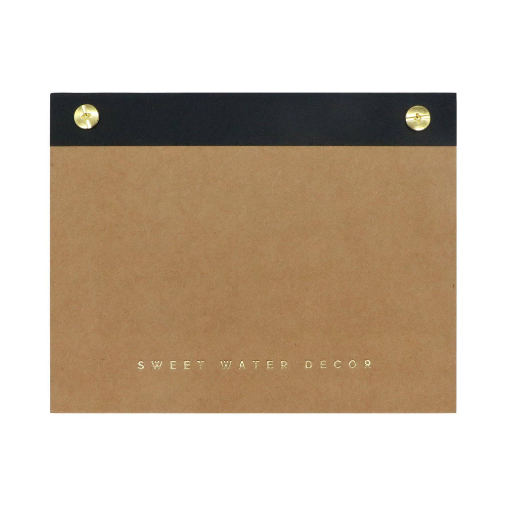 *NEW* Small Gold Rivet Basic Notepad - Stationery & Decor