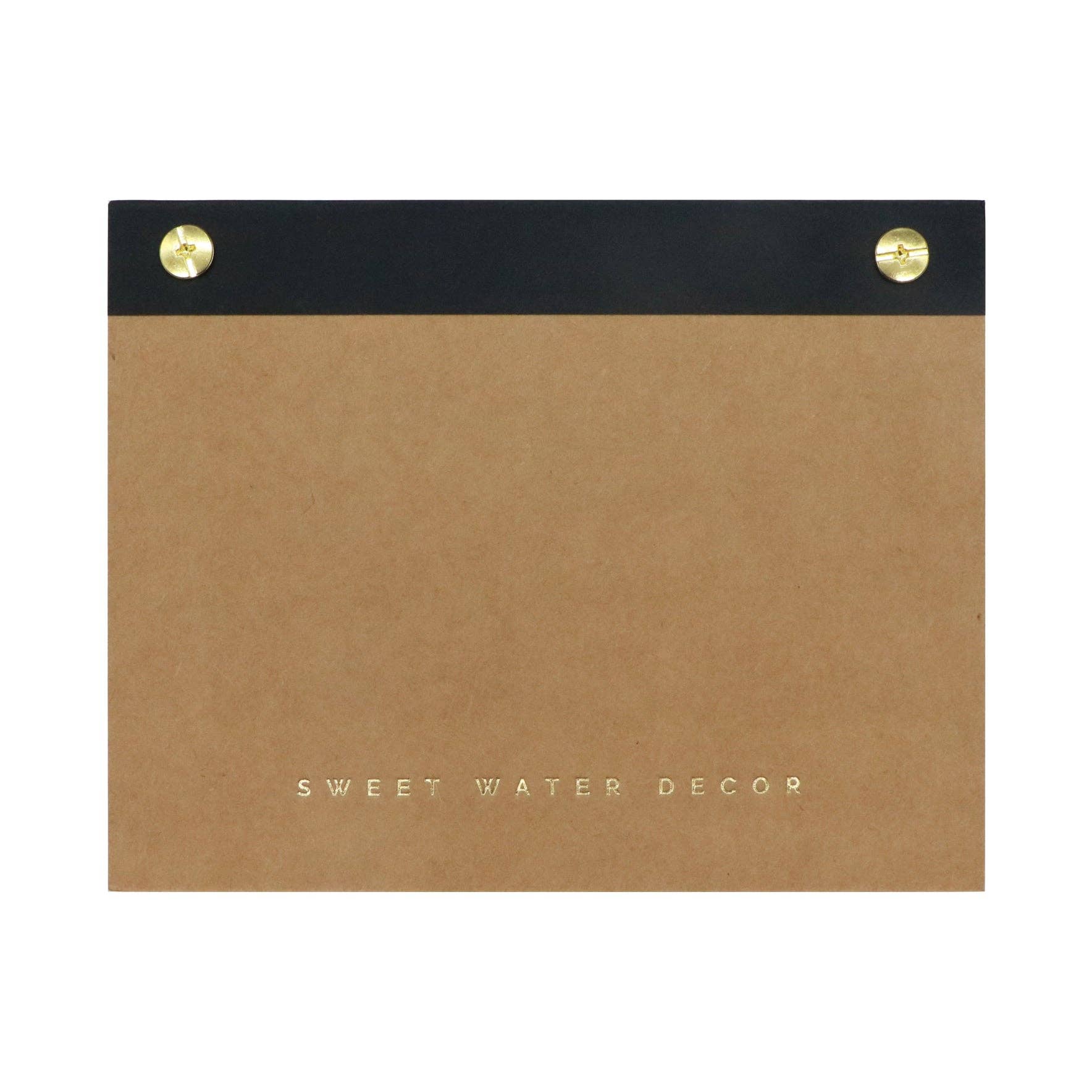 *NEW* Small Gold Rivet Basic Notepad - Stationery & Decor