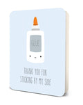 Best Friend Greeting Card – Stick By My Side Deluxe Card by Studio Oh!