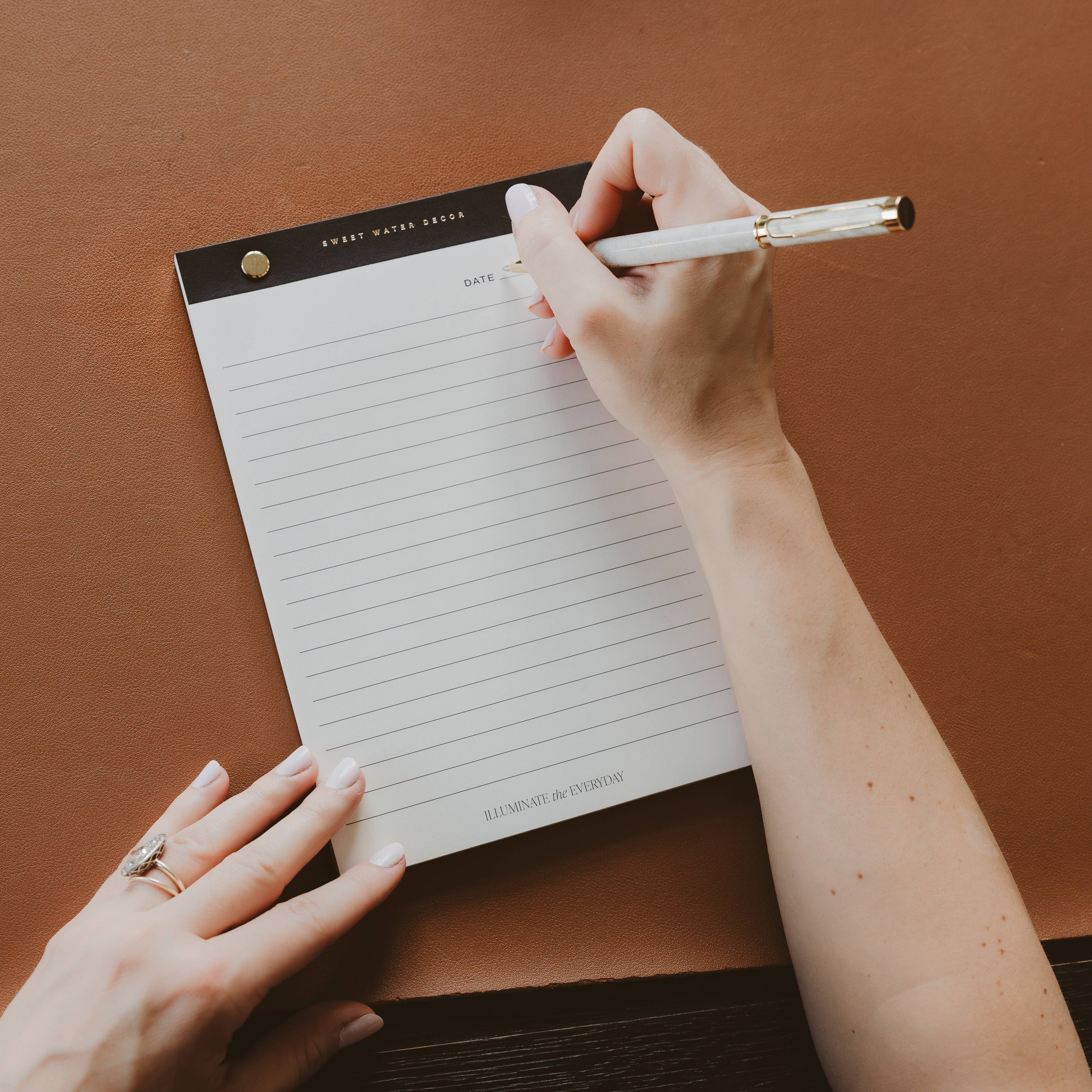 Gold Rivet Notepad, Large