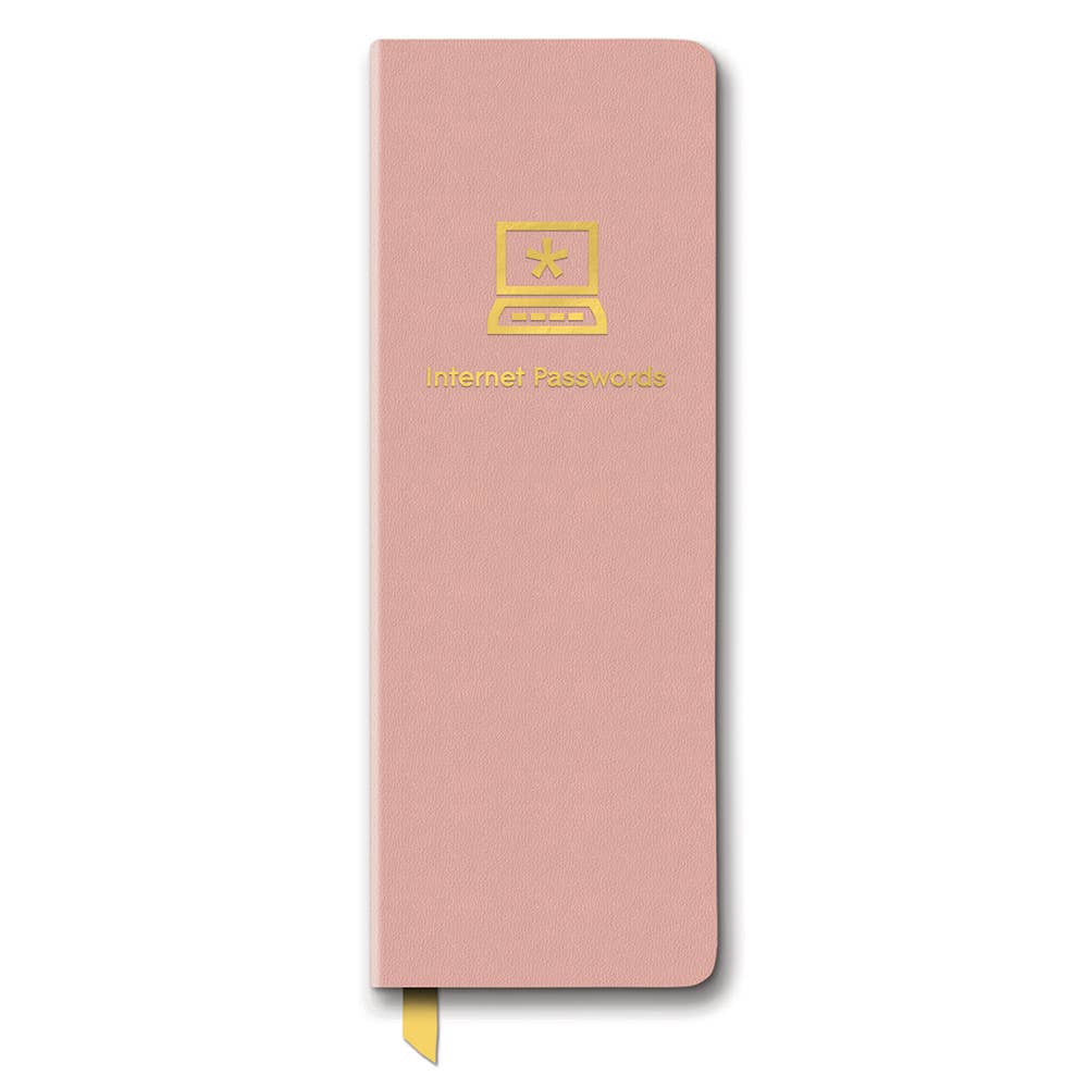 Pink Password Jotter Journal | Portable Password Organizer