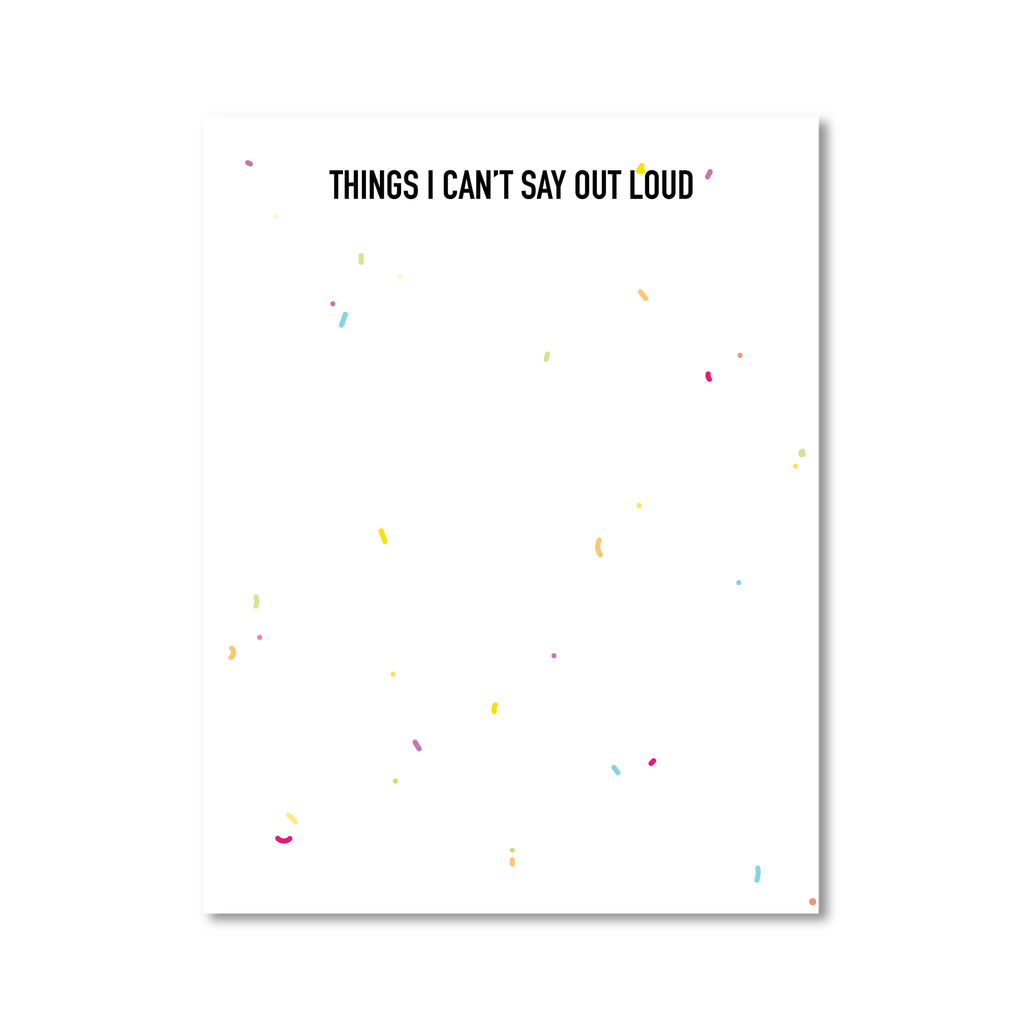 Out Loud Notepad | Assorted Colors | Public School Paper Co.