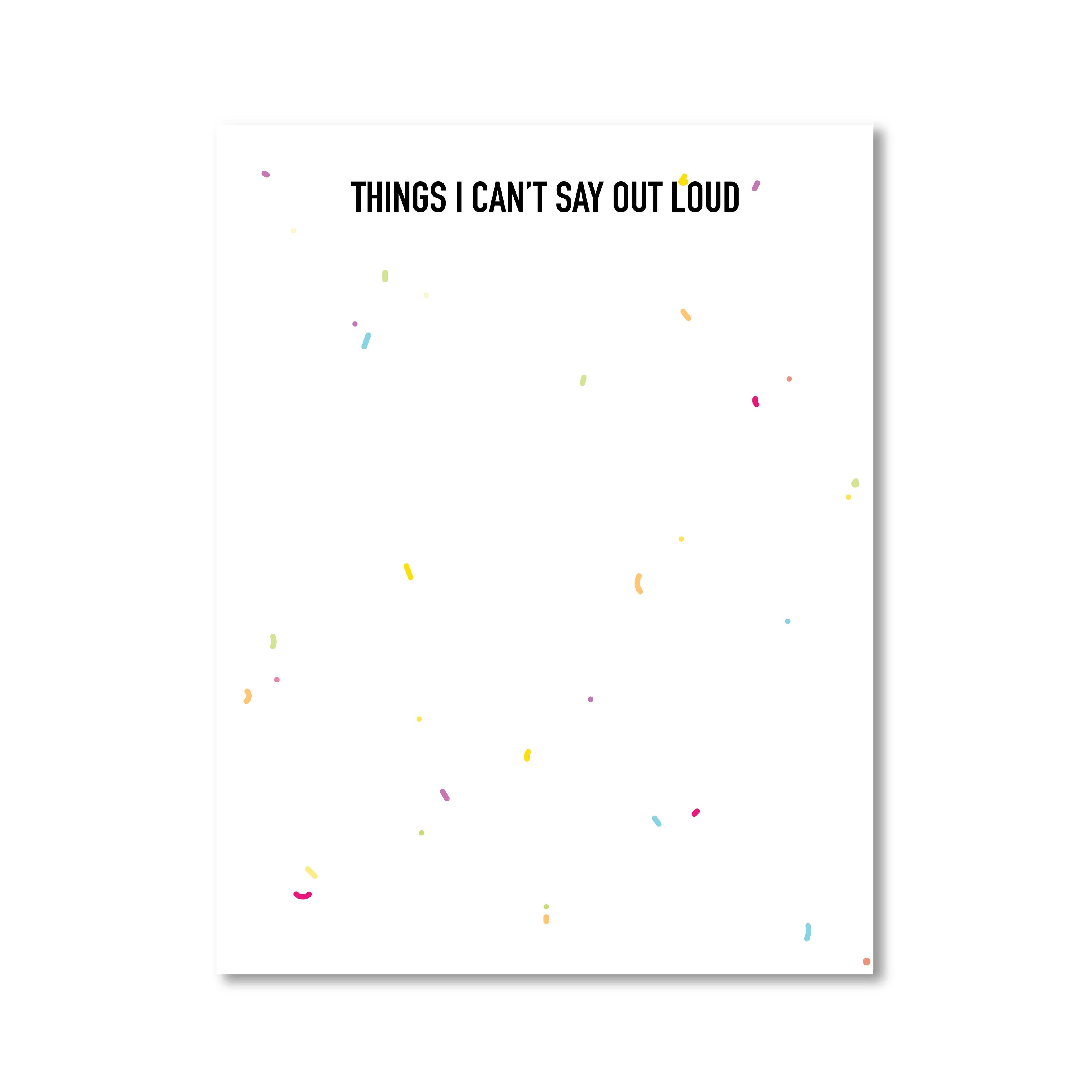Out Loud Notepad | Assorted Colors | Public School Paper Co.