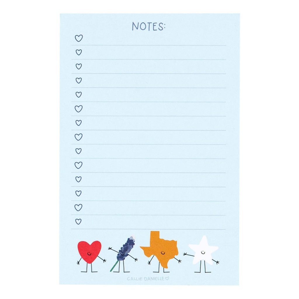 Smiley Texas Icons Notepad