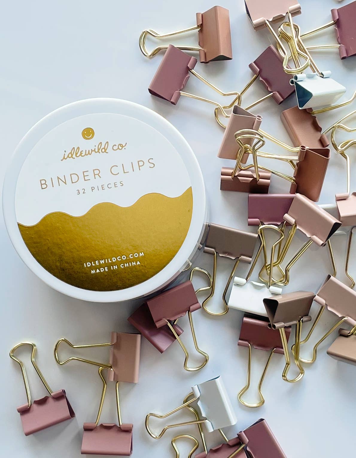 Binder Clips | Rosy Nude