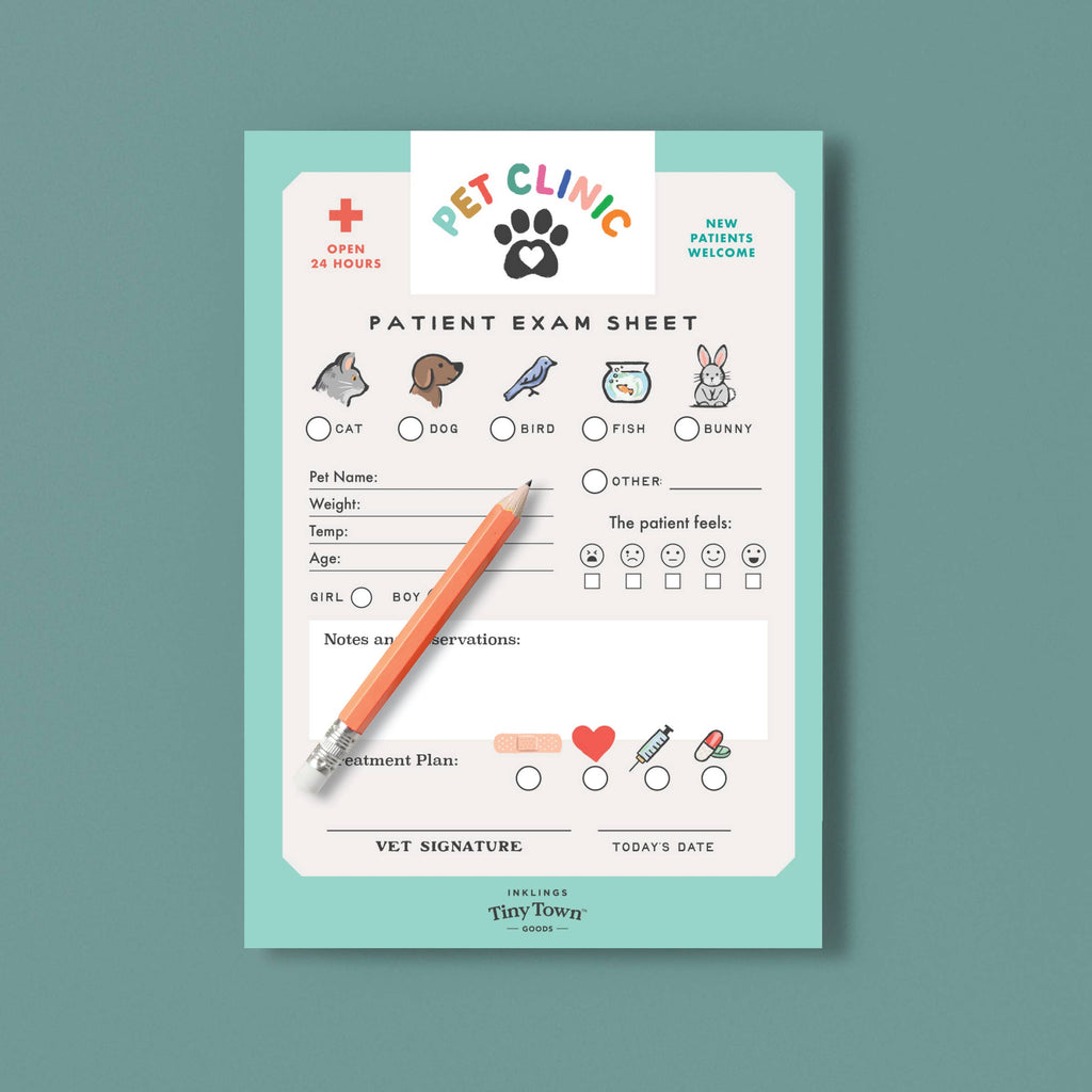 Tiny Town™ Pet Clinic Play Notepad