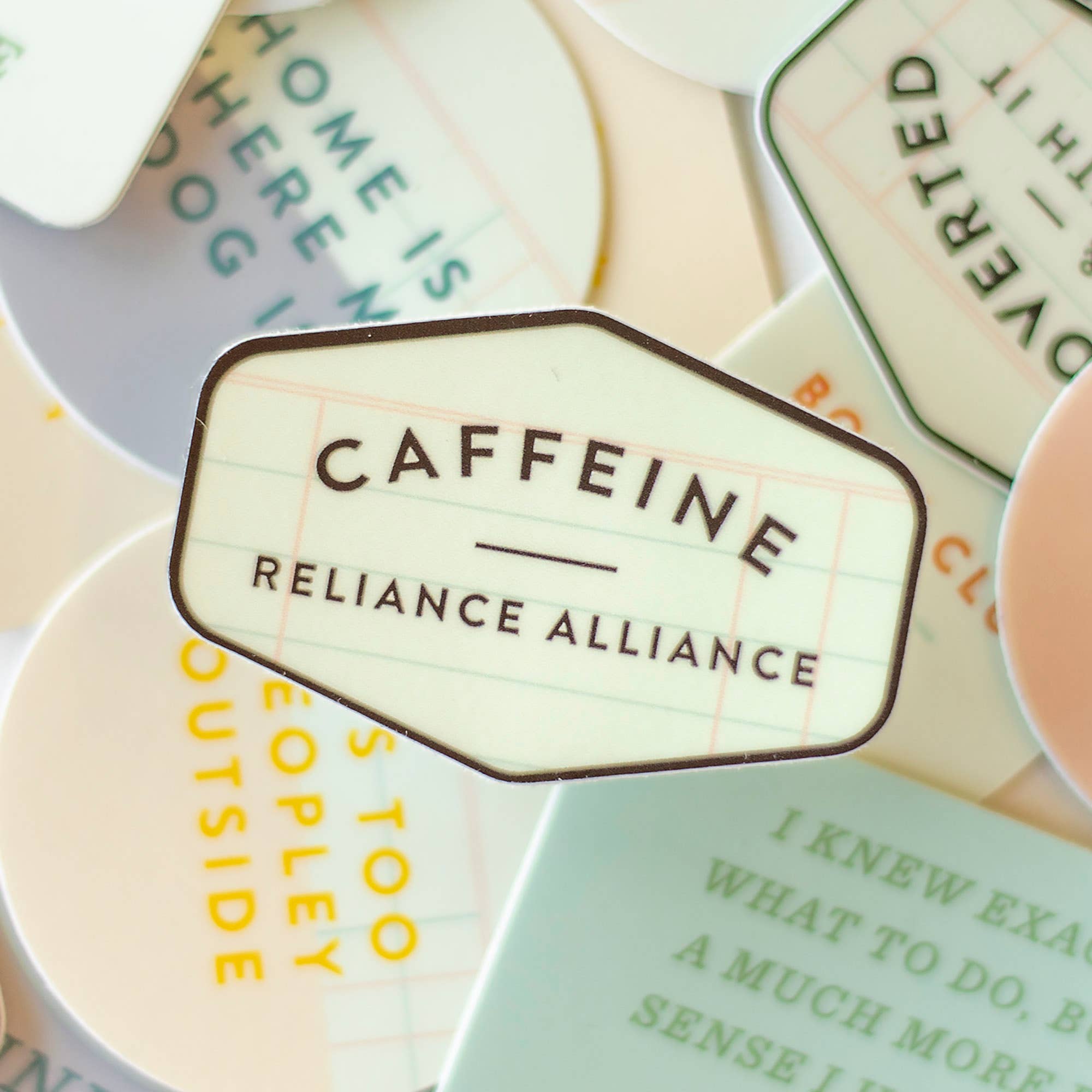 Caffeine Alliance Decal Sticker | Studio Calico