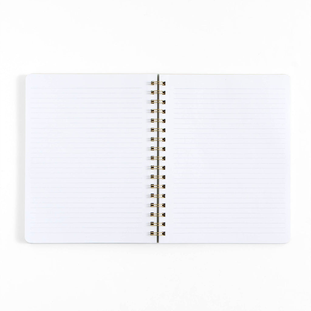Flora & Fauna Spiral Notebook – 160 Lined Pages