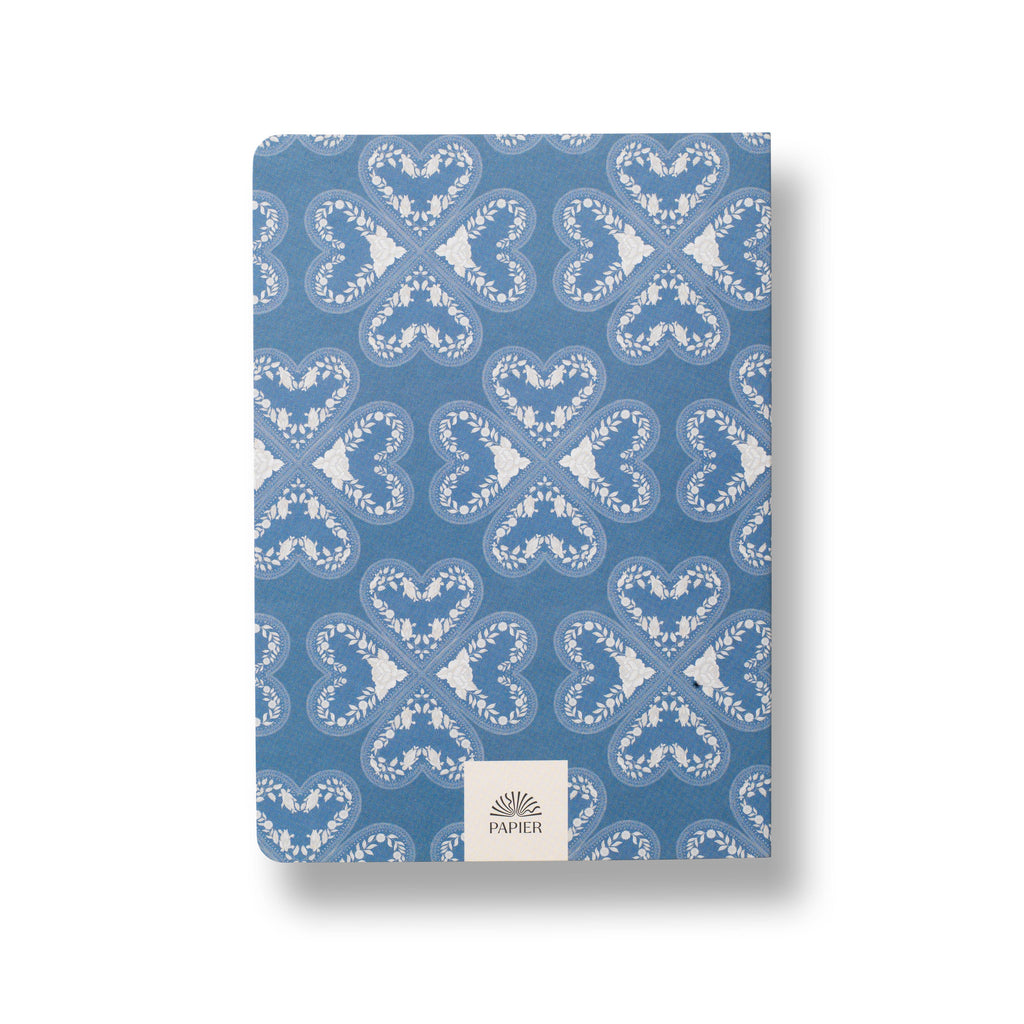Stepped Lined & Dotted Notebook, A5 Softcover - Clover