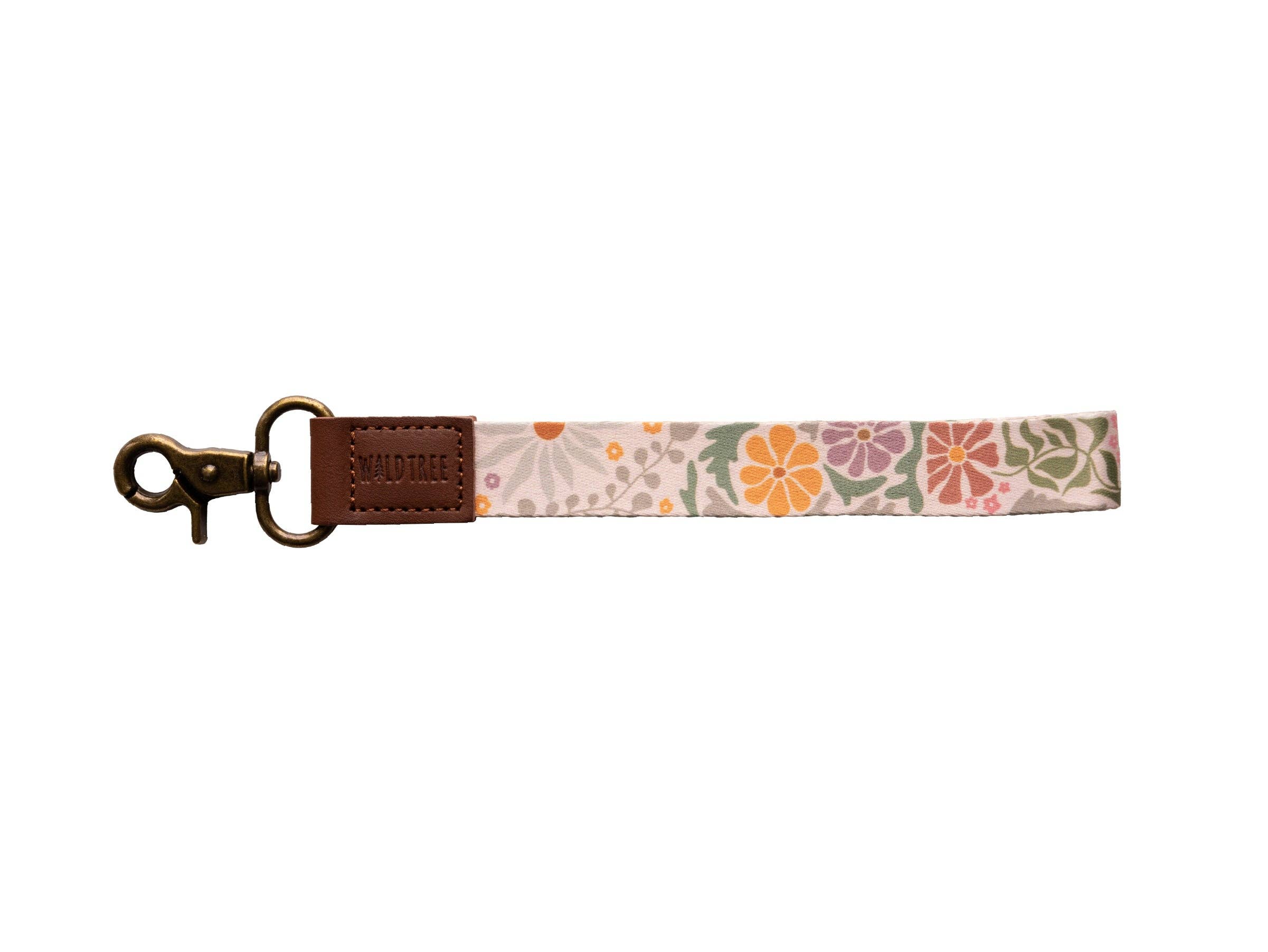 Sunset Floral Wristlet Keychain
