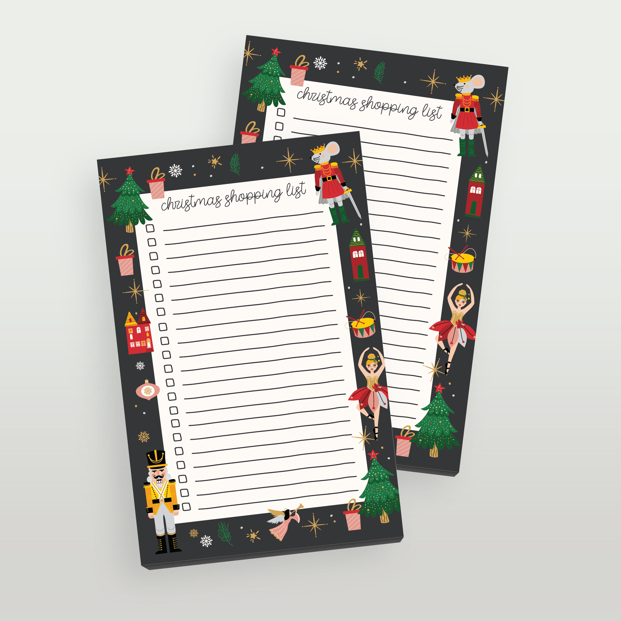 Christmas Shopping List Notepad