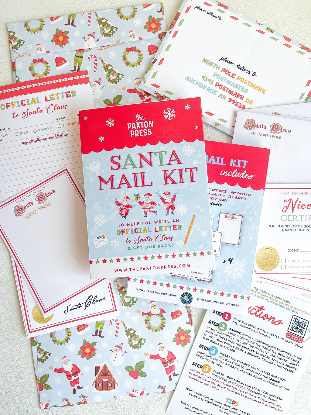 Santa Mail Kit | The Paxton Press