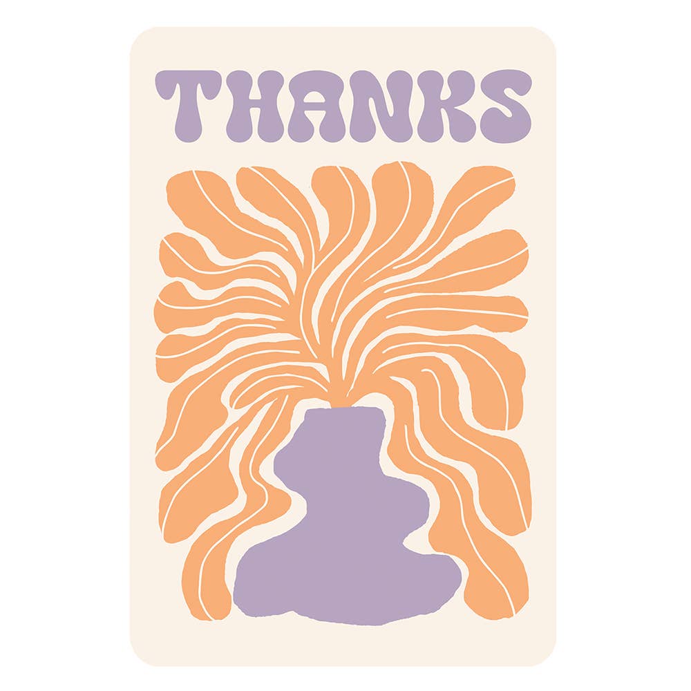 Fancy Flora Note Card Set with Stickers