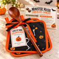 Halloween Baking Gift Set | Hot Pads, Spoon & Recipe Card