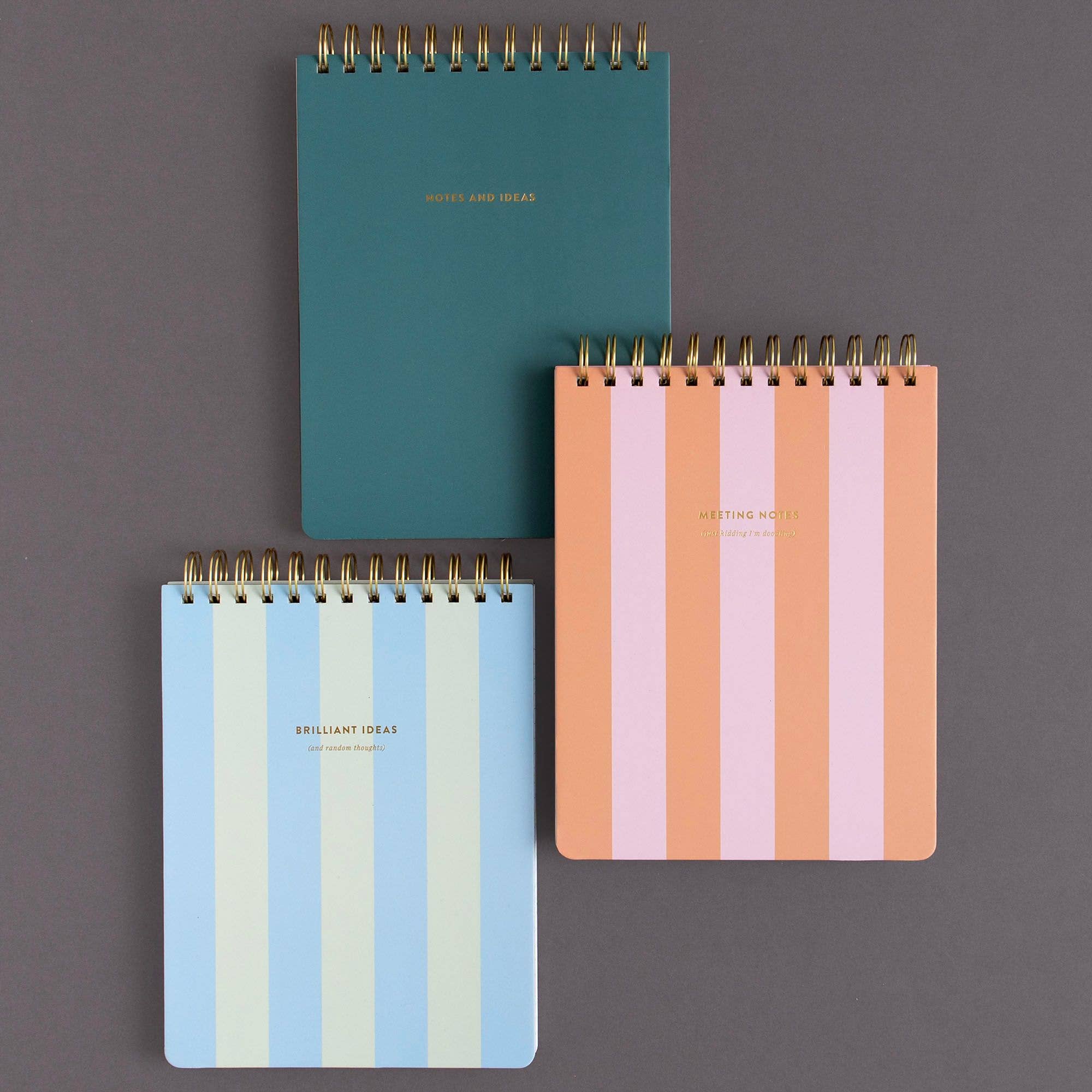 Brilliant Ideas Top Spiral 7x9 Notebook