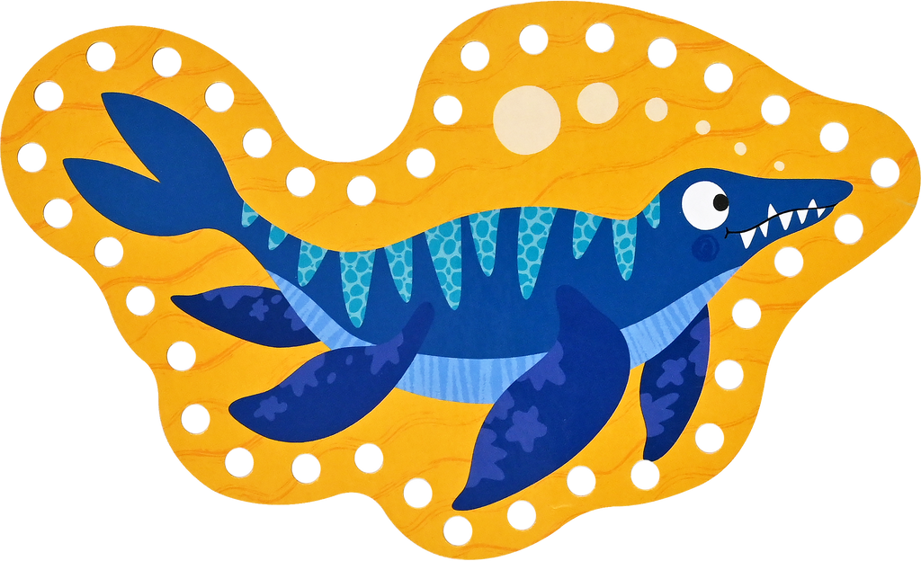 Dinosaurs Lacing Cards | Peter Pauper Press