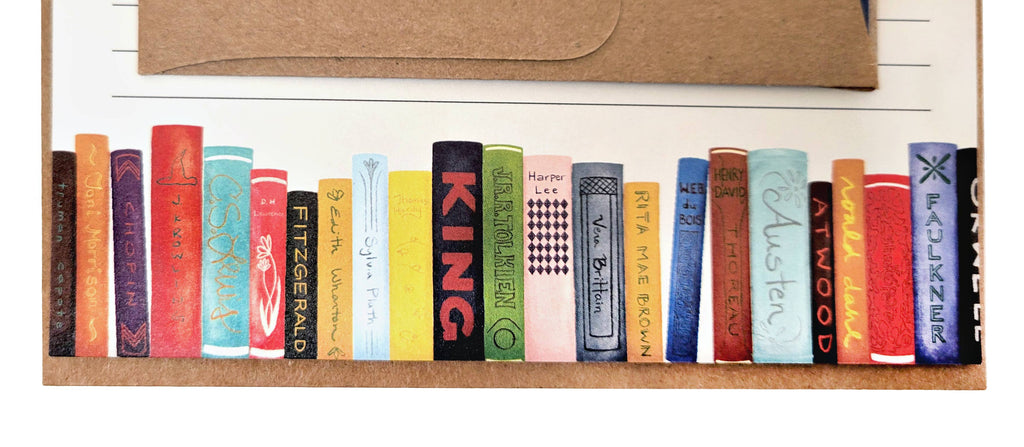 Bookshelf Letter Writing Set