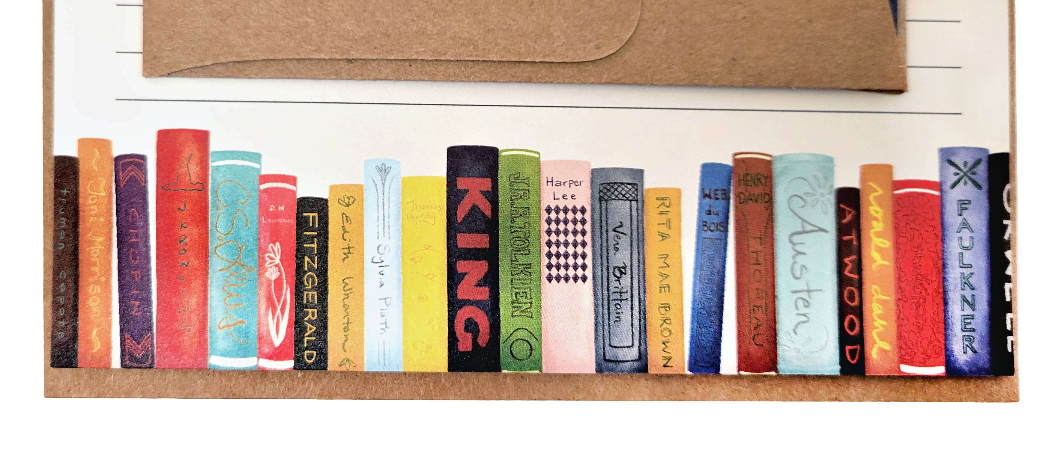 Bookshelf Letter Writing Set
