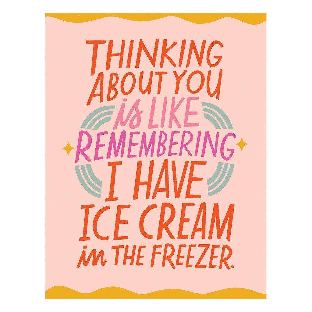 Ice Cream Freezer Love Card | Funny Greeting Card
