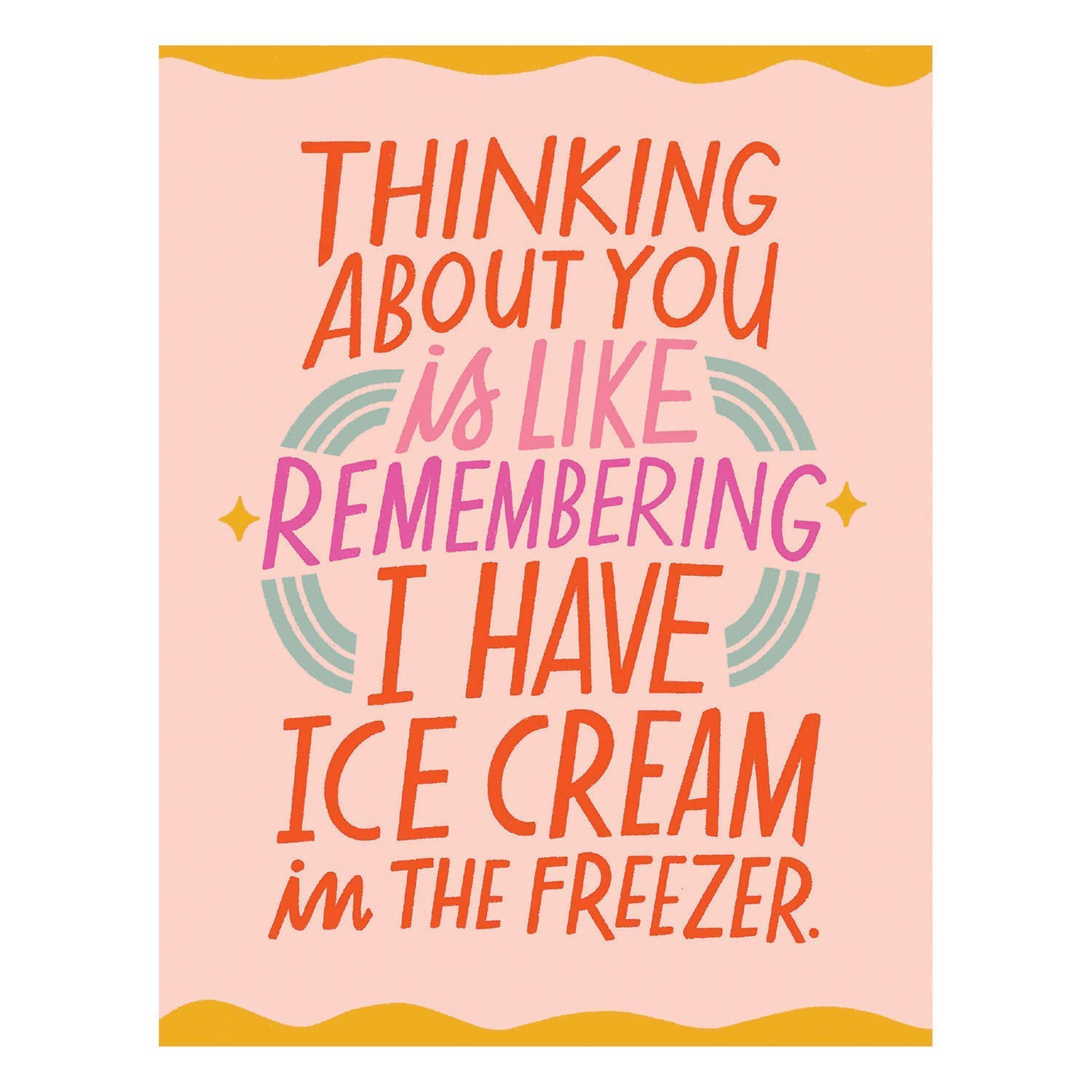 Ice Cream Freezer Love Card | Funny Greeting Card