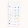 Tall Notepad - Weekly Cleaning Checklist