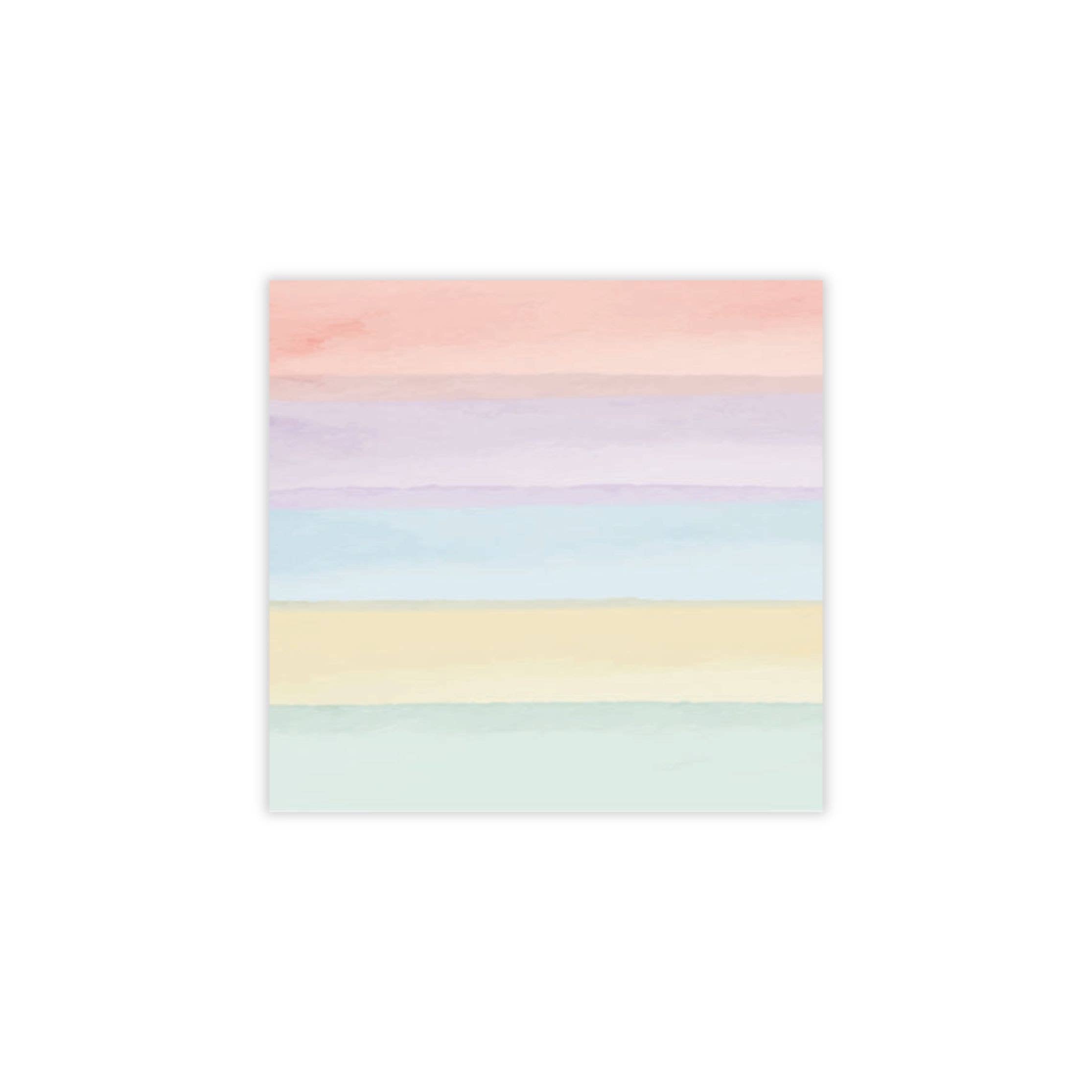 Cotton Candy Skies Sticky Note Pad | 3x3 Pastel Watercolor Post-it® Notes, 50 Sheets
