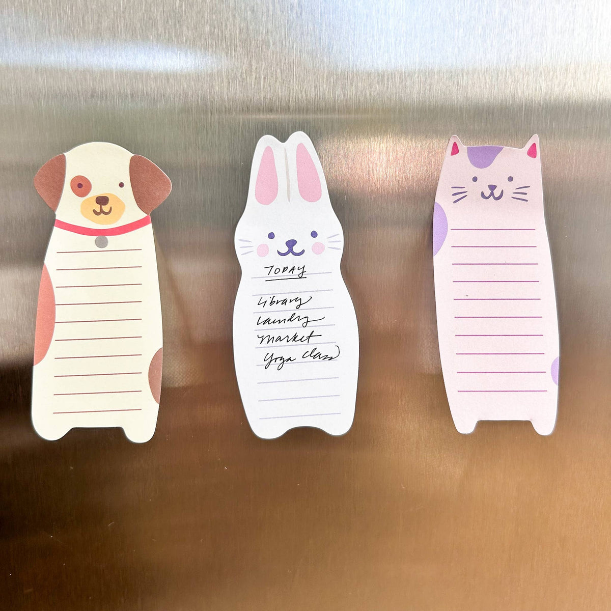 Bunny Die-Cut Sticky List Pad