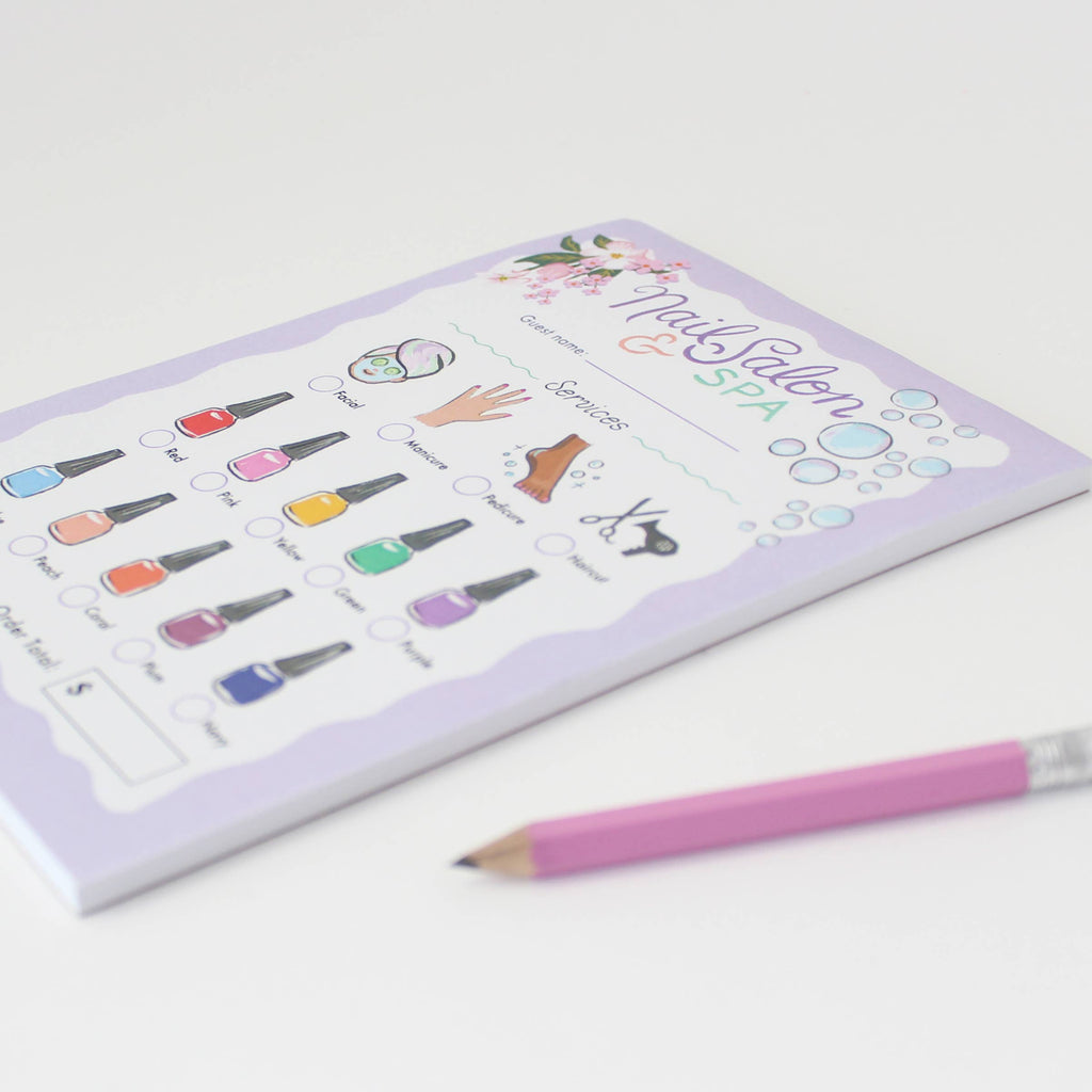 Tiny Town™ Nail Salon & Spa Play Notepad