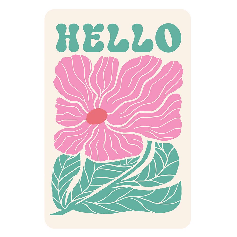 Fancy Flora Note Card Set with Stickers