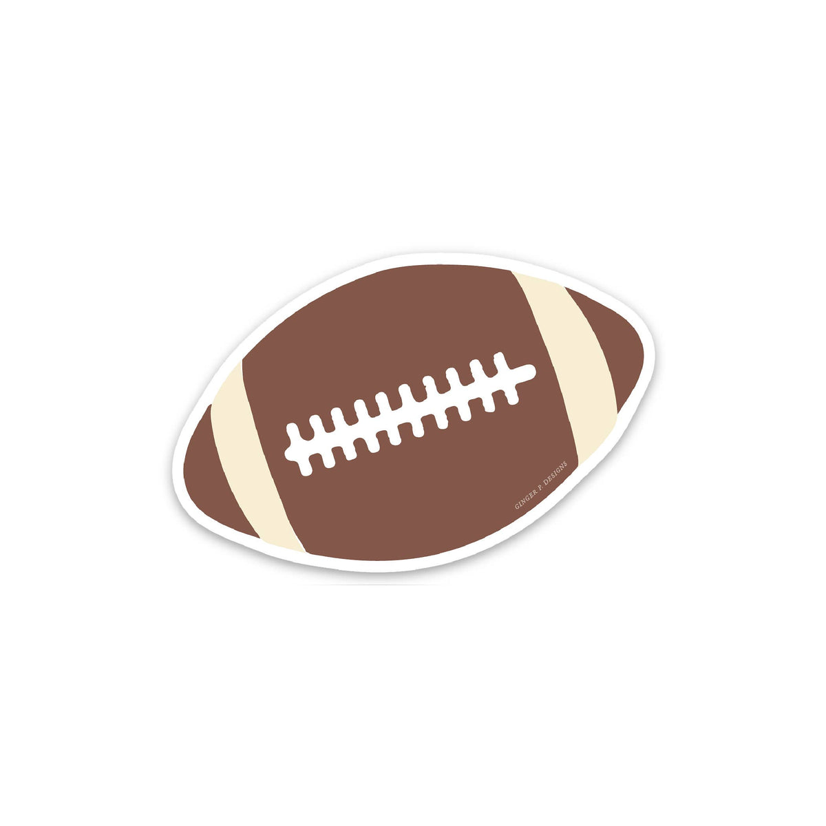 Football Vinyl Sticker