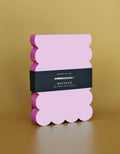 Scalloped Shaped Notepad | Pink + Hot Pink Edge