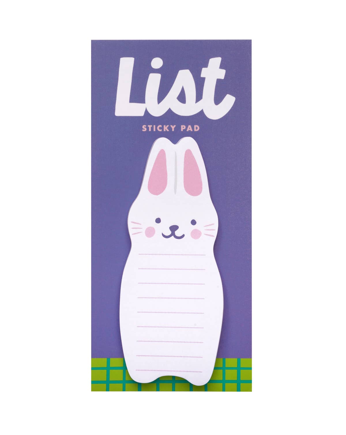 Bunny Die-Cut Sticky List Pad