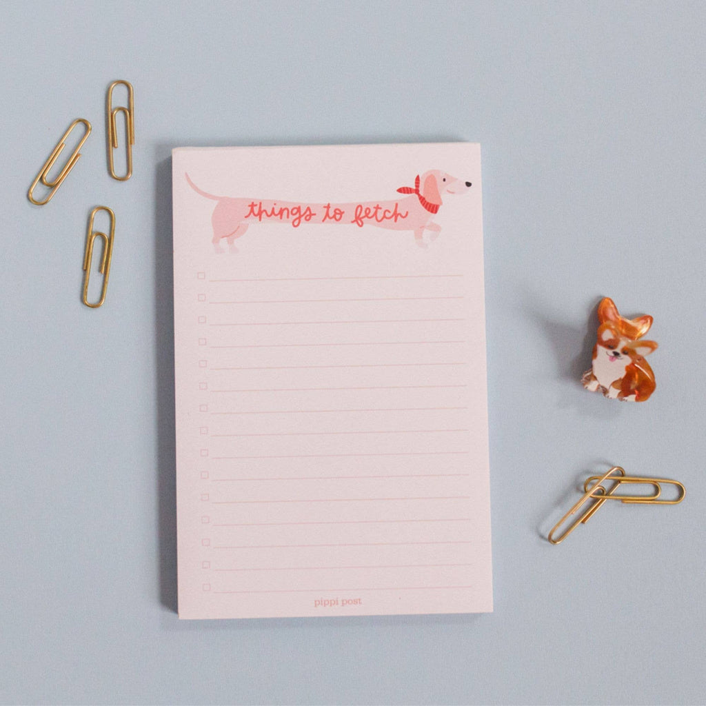Things To Fetch Dog Notepad