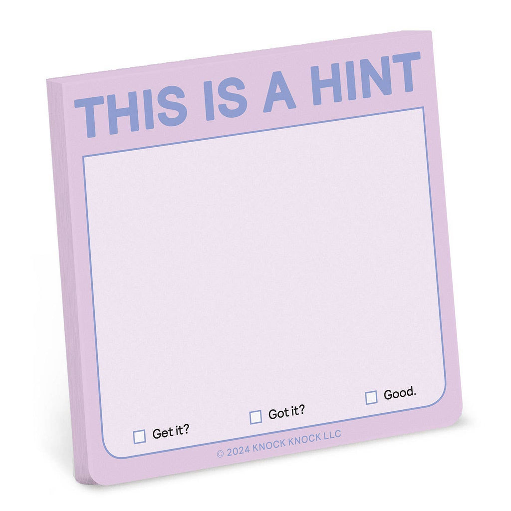 This Is a Hint Sticky Notes | Funny Reminder Sticky Notes