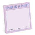 This Is a Hint Sticky Notes | Funny Reminder Sticky Notes