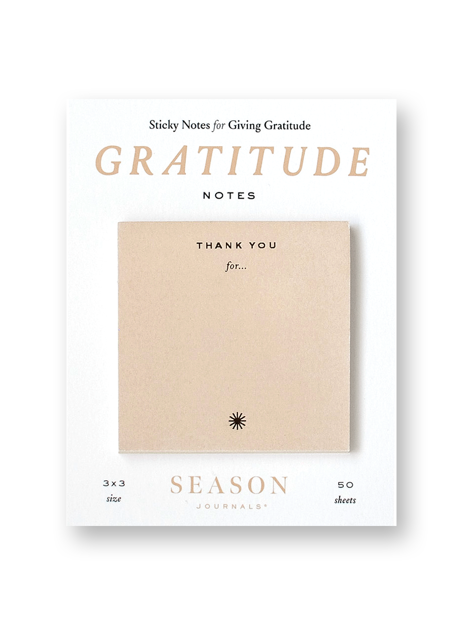 Gratitude Notes - Sticky Notes for Thank You & Encouragement, 50 Sheets