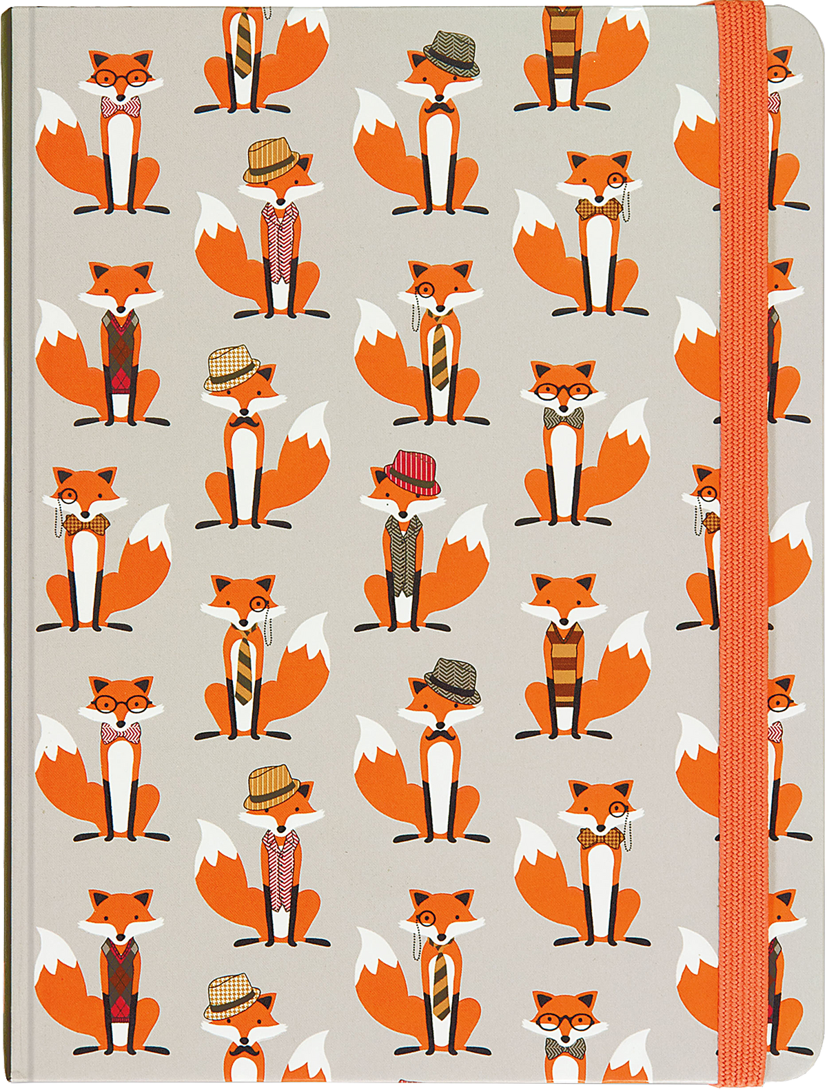 Dapper Foxes Journal: Hardcover Journal with 160 Lined Pages
