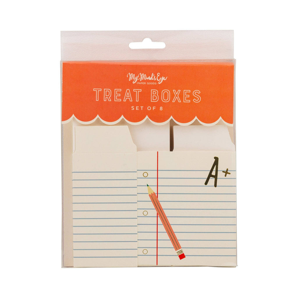 APP1107 - Ruled Paper Treat Box - 8 ct