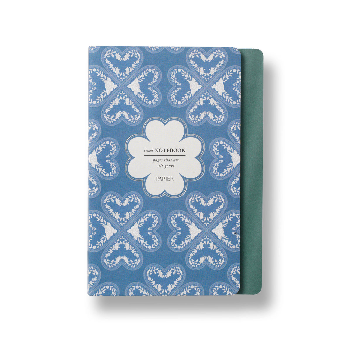Stepped Lined & Dotted Notebook, A5 Softcover - Clover