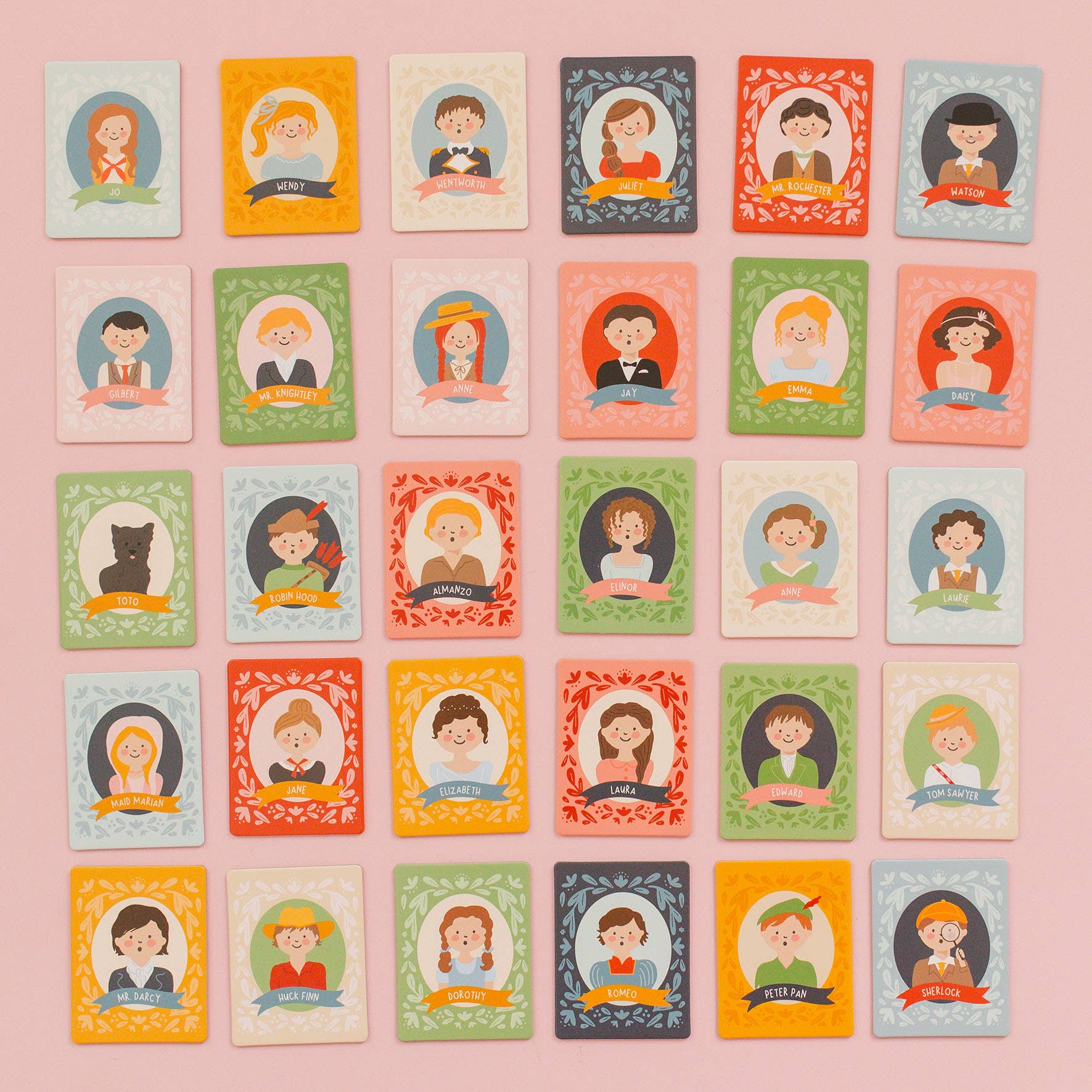 Dynamic Duos Literary Matching Memory Card Game