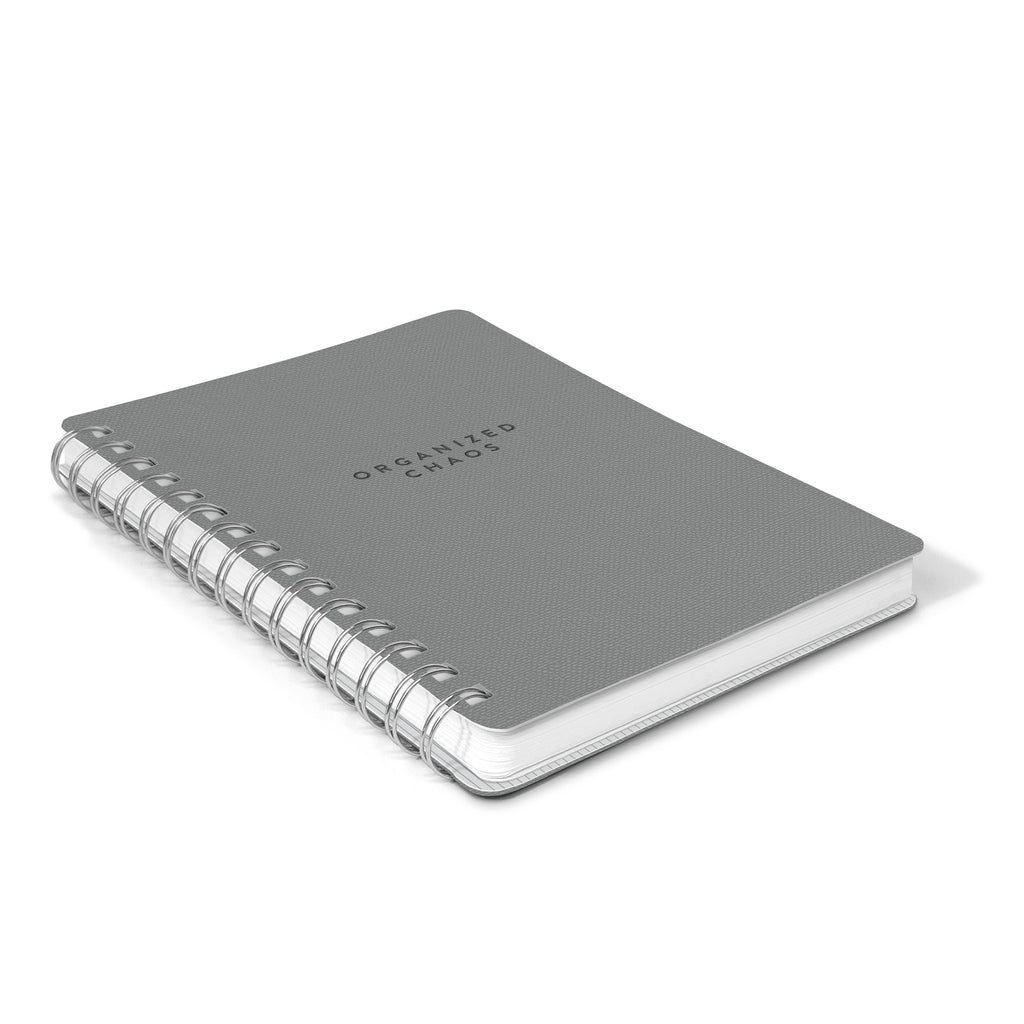 Organized Chaos Agatha Lined Notebook – Gorgeous Gray