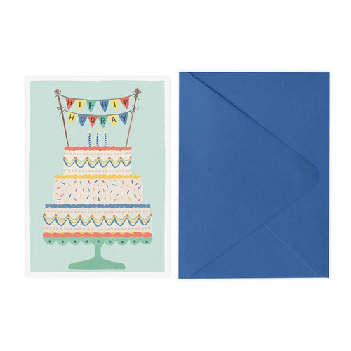 Birthday Lover Greeting Card – Hand-Illustrated Cake Birthday Card by LoveLight Paper