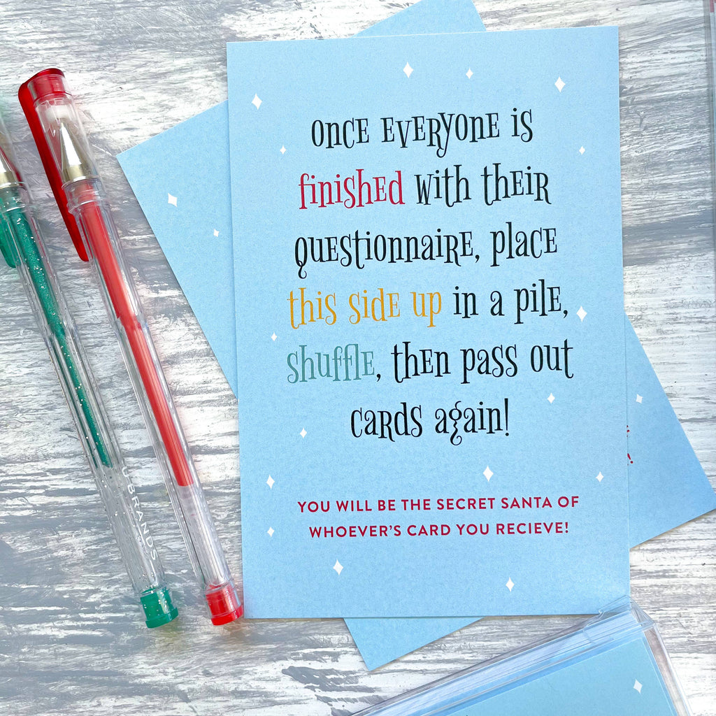 Secret Santa Activity Kit | The Paxton Press